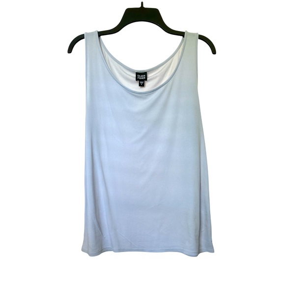 Eileen Fisher stretch silk jersey tank - Picture 3 of 5